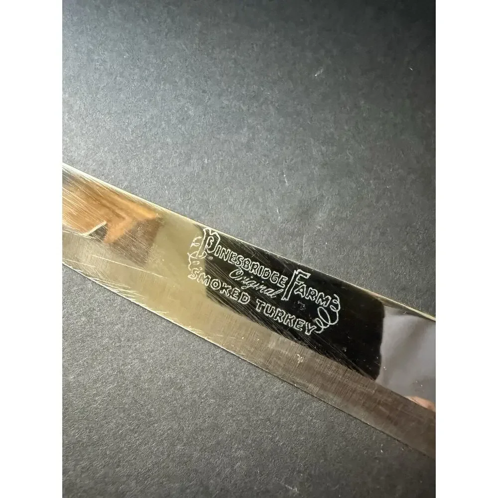 Vintage Pepperidge Farm Handle Knife Leather Embossed Case Country Farmhouse